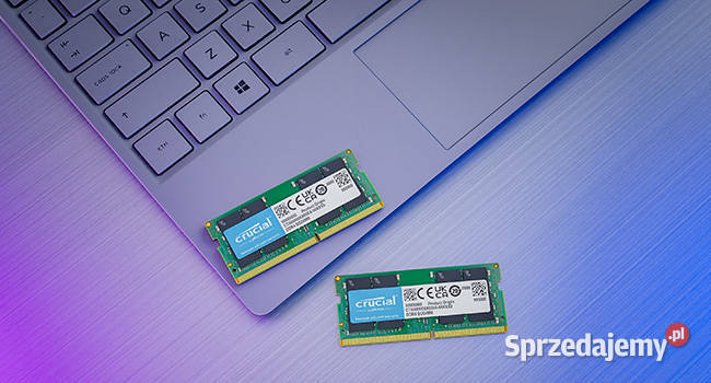 CRUCIAL PAMIĘĆ RAM 16GB DDR4 Sodimm 3200mhz Pojemność 16GB Ząbki