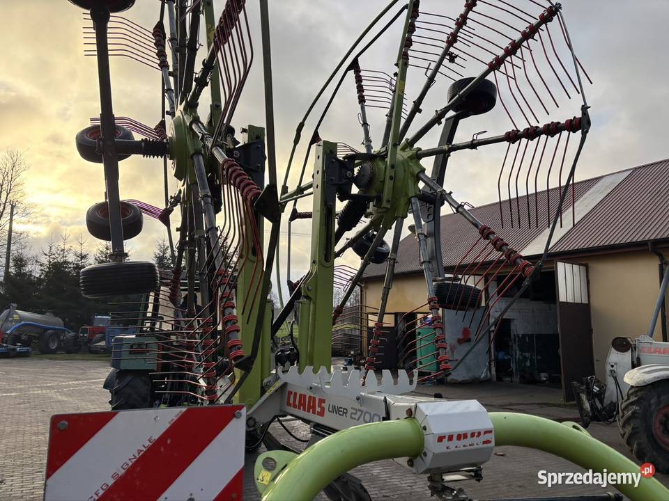 Zgrabiarka 2 karuzelowa Claas Liner 2700 680740m Myszyniec sprzedam