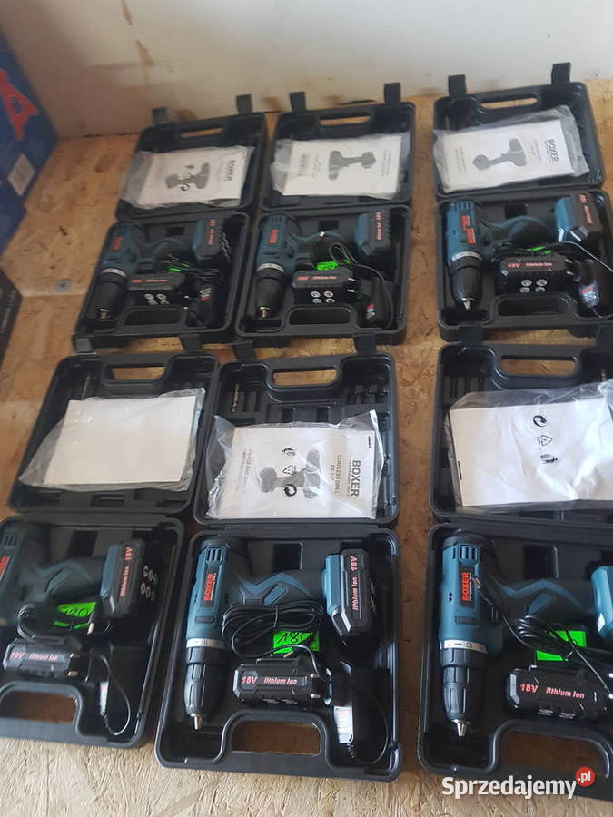 Wiertarko wkrętarka Boxer 18V BX147 Komplet Głogowa sprzedam