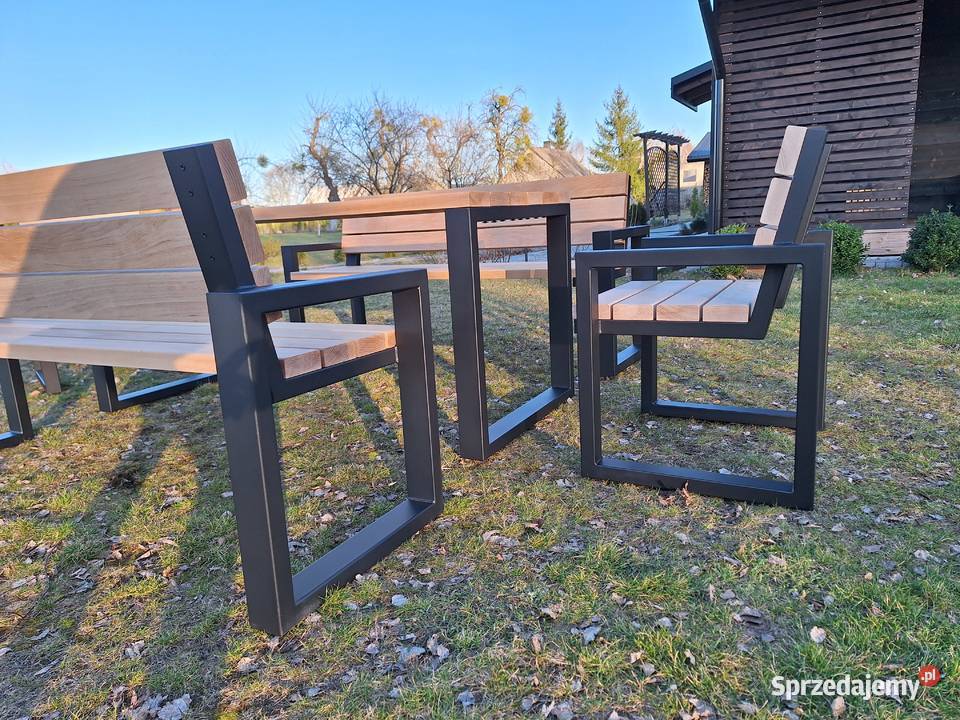 Nowoczesne Drewniane Meble Ogrodowe Buk Metalowe