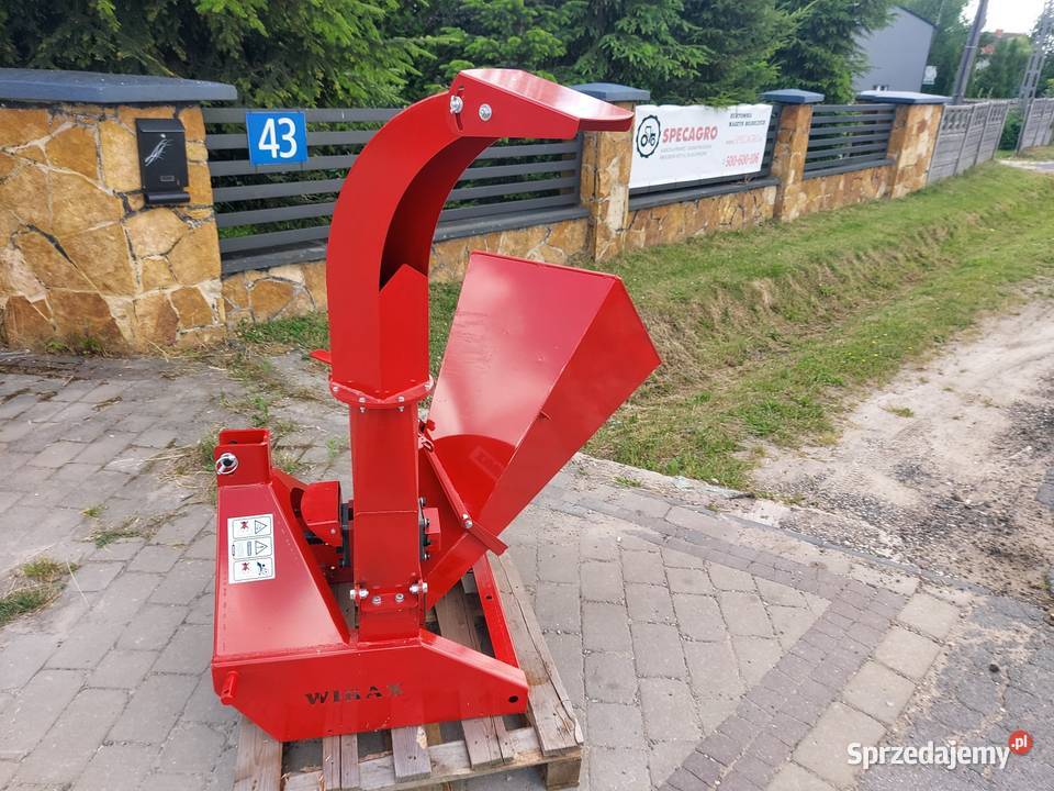 Rębak do gałęzi tarczowy z wyrzutem zrębki nieuszkodzony Mroczków Duży