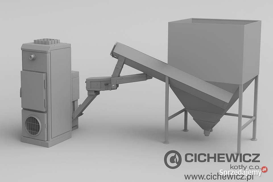 Nagrzewnica piec nadmuchowy 60 kW na zrębki