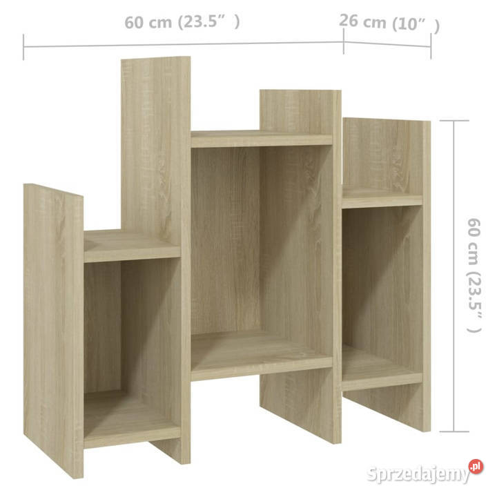 Szafka boczna dąb sonoma 60x26x60 materiał Warszawa