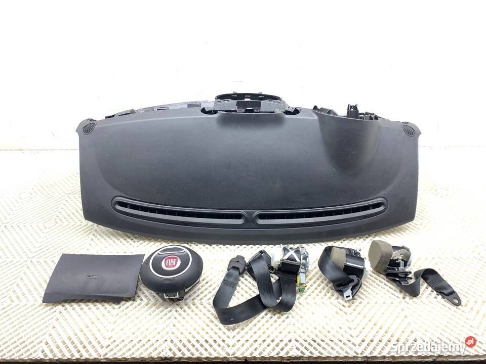 KOKPIT PODUSZKI PASY KOMPLET FIAT 500 735577858 sprzedam