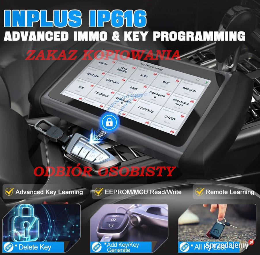 SKANER DIAGNOSTYCZNY XTOOL IP616 FULL SYSTEM Oleśnica