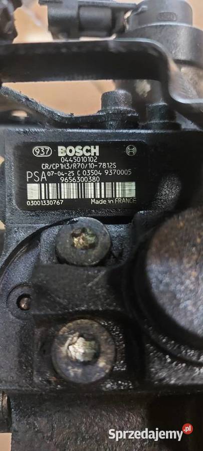 Pompa Wtryskowa Bosch 16 Hdi 0445010102 śląskie Gliwice sprzedam