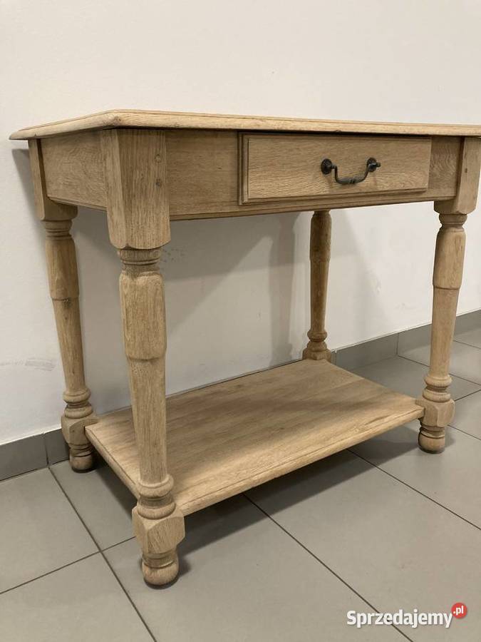 Dębowa konsola
