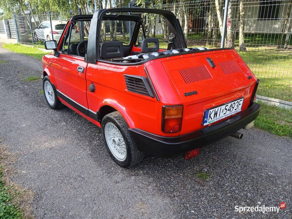Fiat 126p bosmal cabrio z certyfikatem małopolskie Wieliczka sprzedam