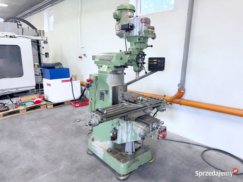 Frezarka BRIDGEPORT series 1 2HP imadło odczyty Zabór