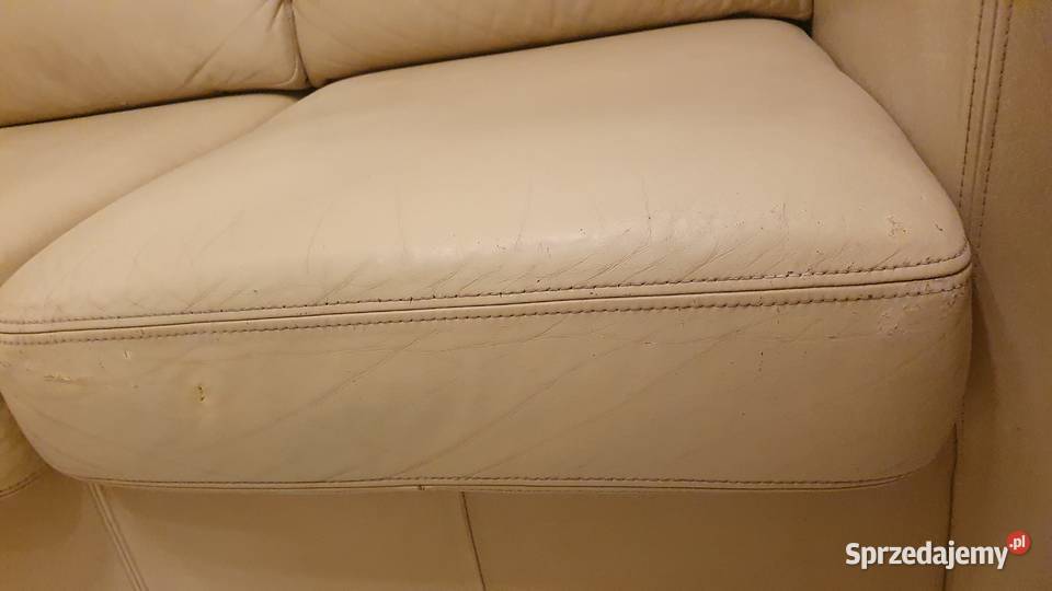 Kanapa sofa skórzana 167 b wygodna 350 mazowieckie Warszawa