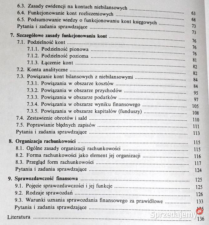 Zasady rachunkowości Zdzisław Kołaczyk Rok wydania 1998 sprzedam