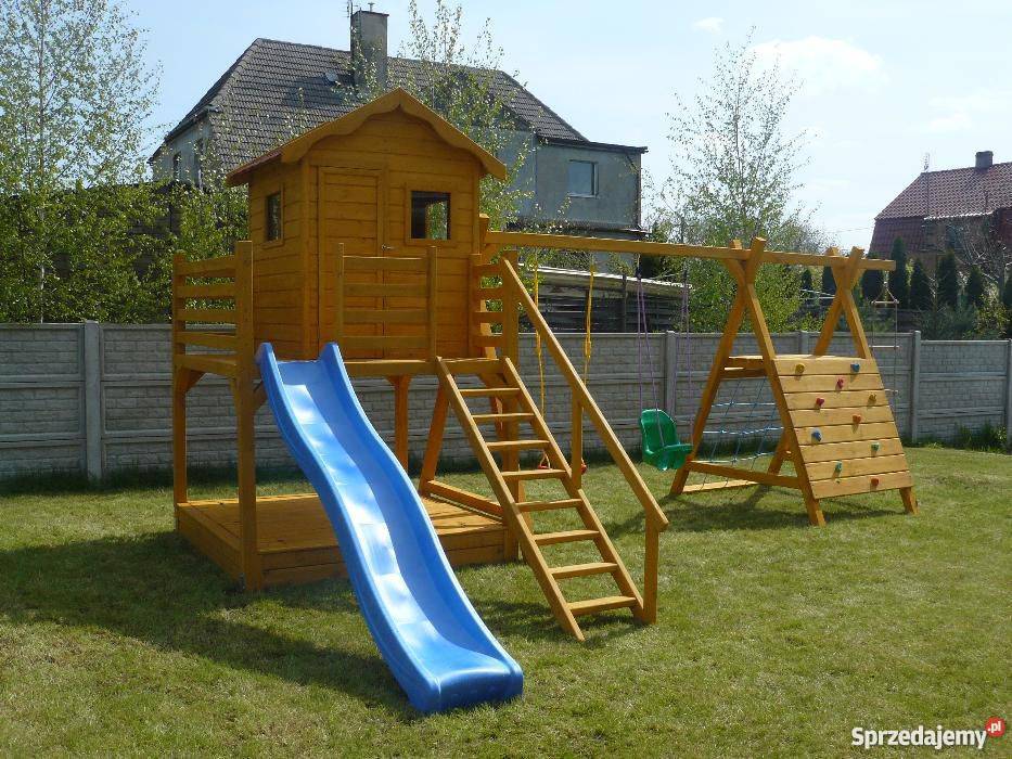 Plac zabaw domek dzieci Kostrzyn nad Odrą