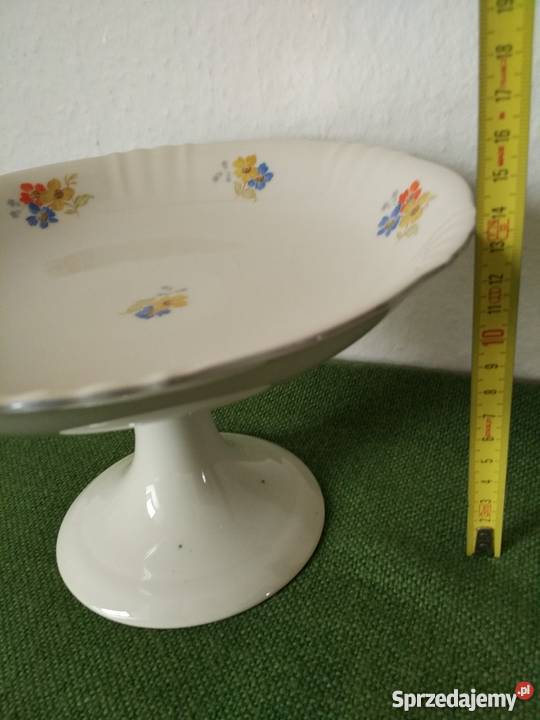 Patera na nodze drobne kwiaty porcelana Bavaria Gorlice sprzedam