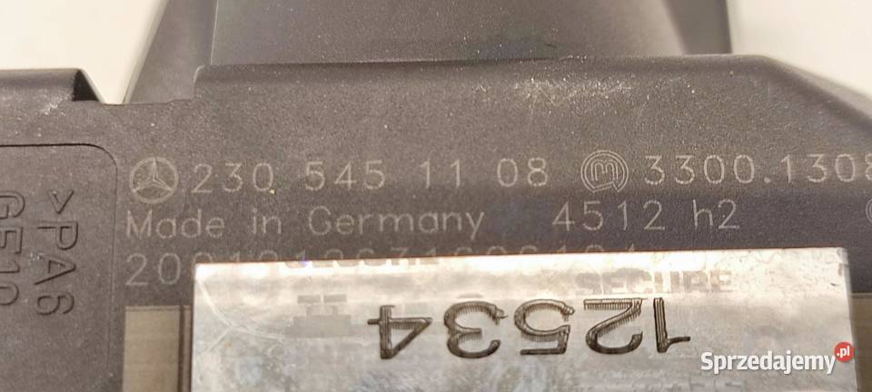 MERCEDES SL R230 ZESTAW STARTOWY A1121535379 Komputery