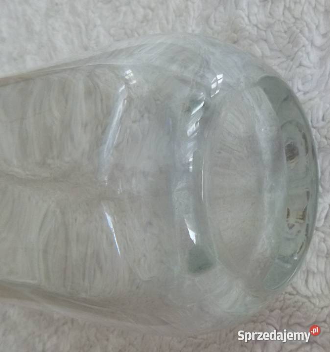 Wazon szklany przezroczysty 25 Warszawa sprzedam