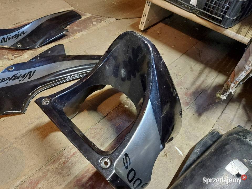 Kawasaki GPZ 500 s plastiki pług czasza boczki
