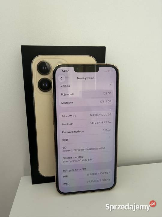Apple iPhone 13 Pro 128GB wielkopolskie
