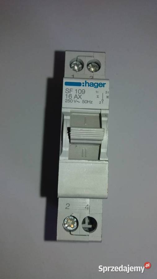 Przełącznik modułowy HAGER SF109 16A 250V AC Wyszków