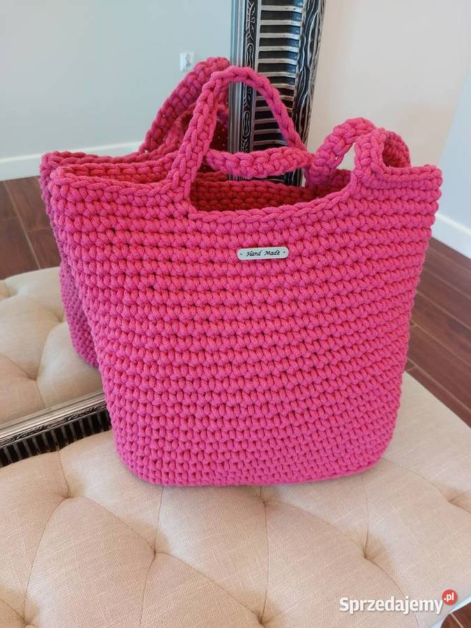 Torba ze sznurka Shopper ręcznie robiona Nowa Dla kobiet Zwoleń
