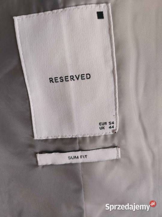 Modna marynarka w kratę slim fit RESERVED Reserved mazowieckie Warszawa
