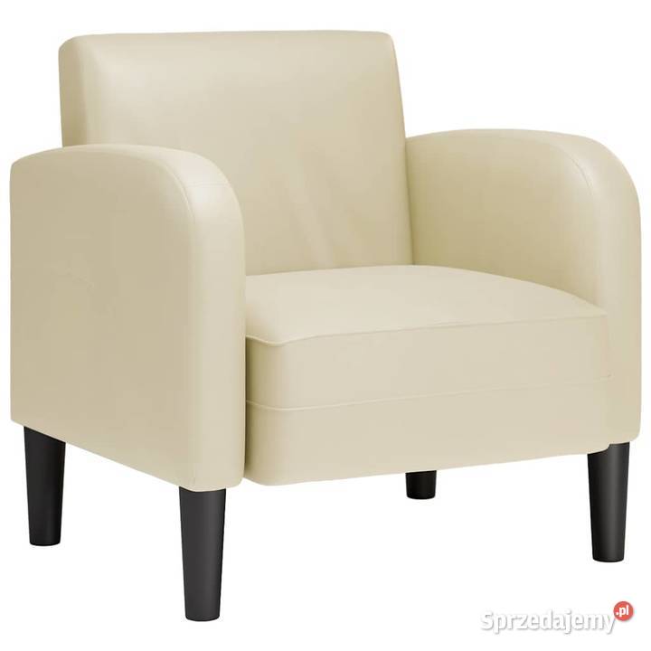 vidaXL Sofa Fotel z Podłokietnikami Kremowy 54 Warszawa sprzedam