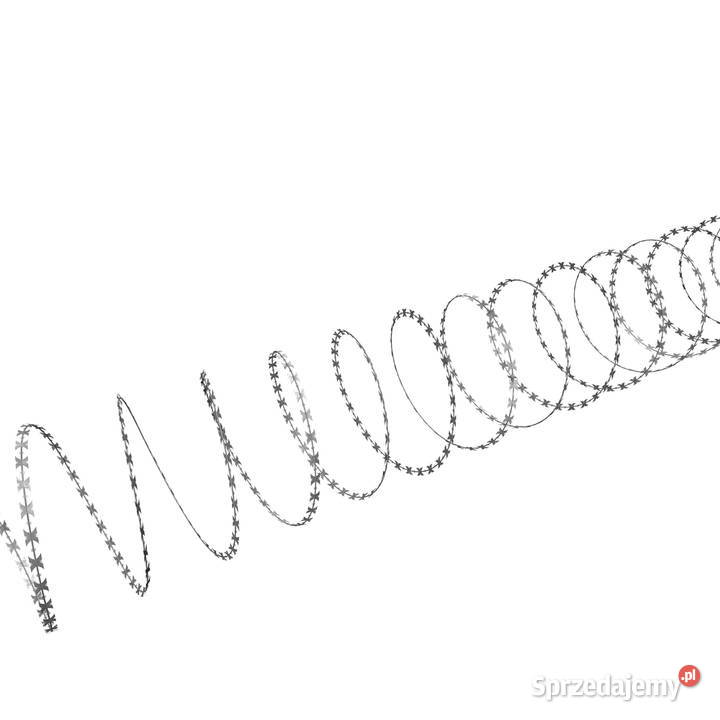 Zasieki concertina 450 mm 54 zwoje 3 złączki Ogrodzenia i bramy Szczecin