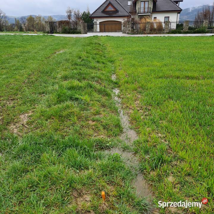 Beskid Wyspowy SŁOPNICE działka bud 1110 m mpzp małopolskie Słopnice