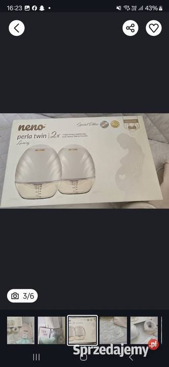 Laktator muszlowy twin perla duble