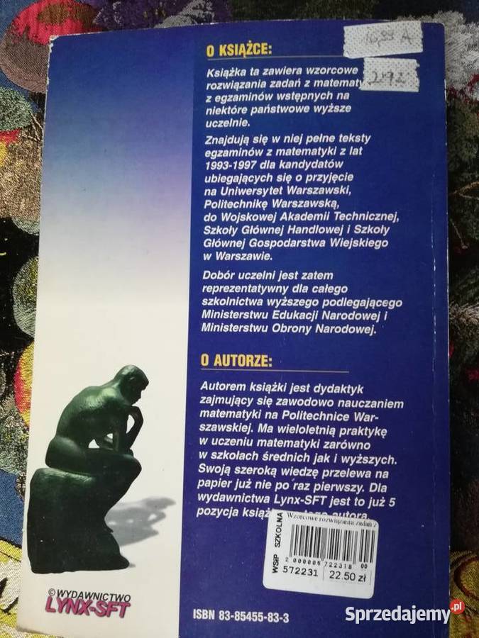 Wzorcowe rozwiązania zadań z matematyki Marian Podręczniki Kraków sprzedam