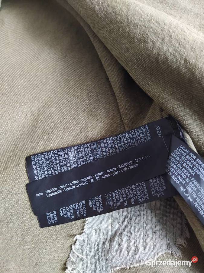 Zara koszula jeansowa ML khaki Zara Rzeszów sprzedam