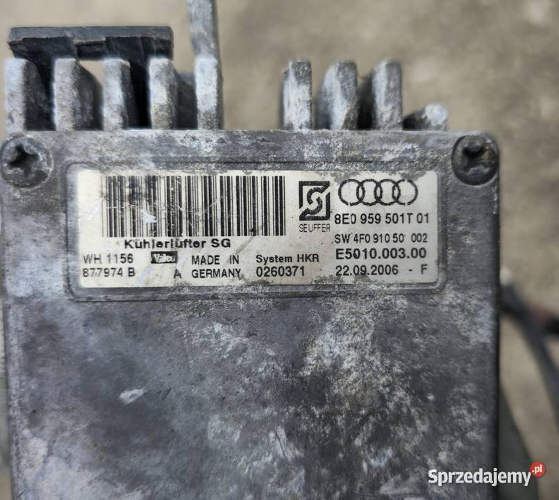 Moduł wentylatorów Audi 8E0959501T 01 Świdnica