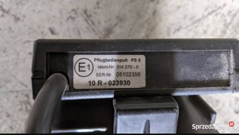 Pilot sterownik do pługa schmidt MF beilhack Limanowa