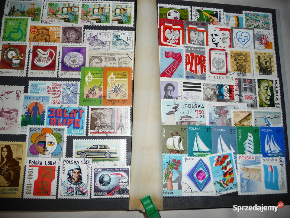 Klaser album polskich znaczków Bukowno