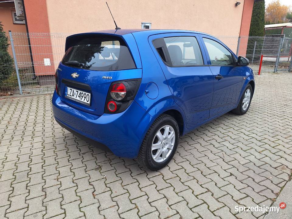 CHEVROLET AVEO 12 BENZYNAZAREJESTROWANYNOWE