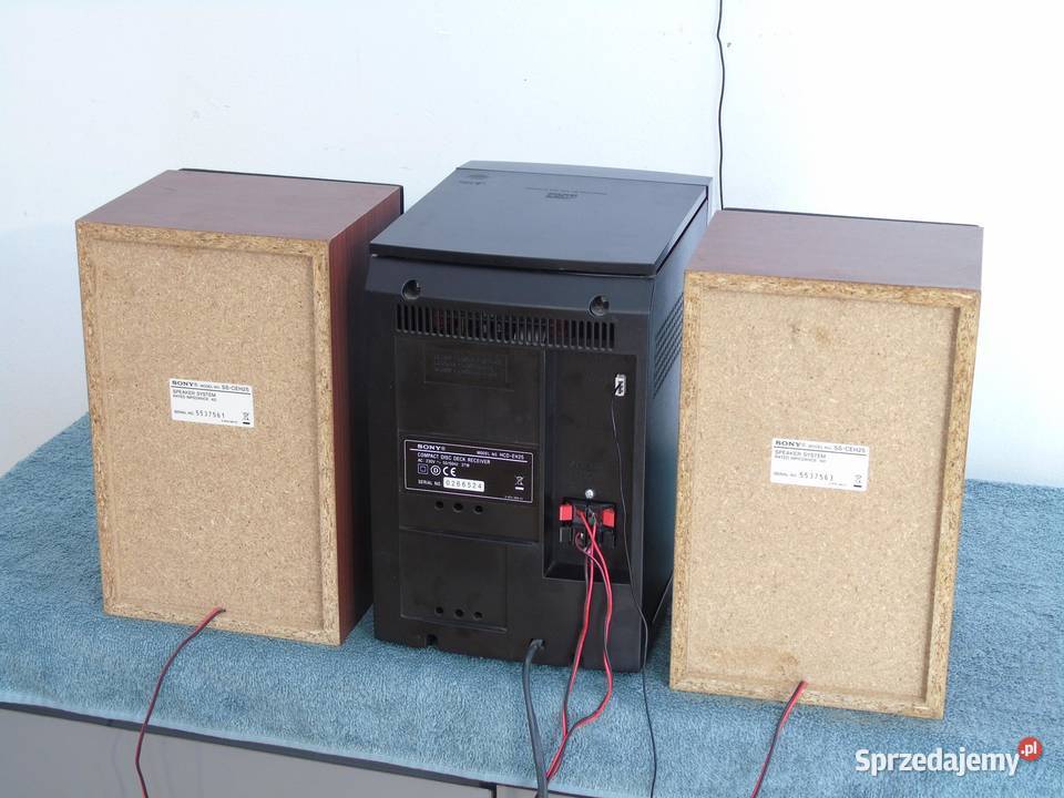 Wieża stereo Sony USB mp3 CD RDS AUX mag kolumny Jasło sprzedam