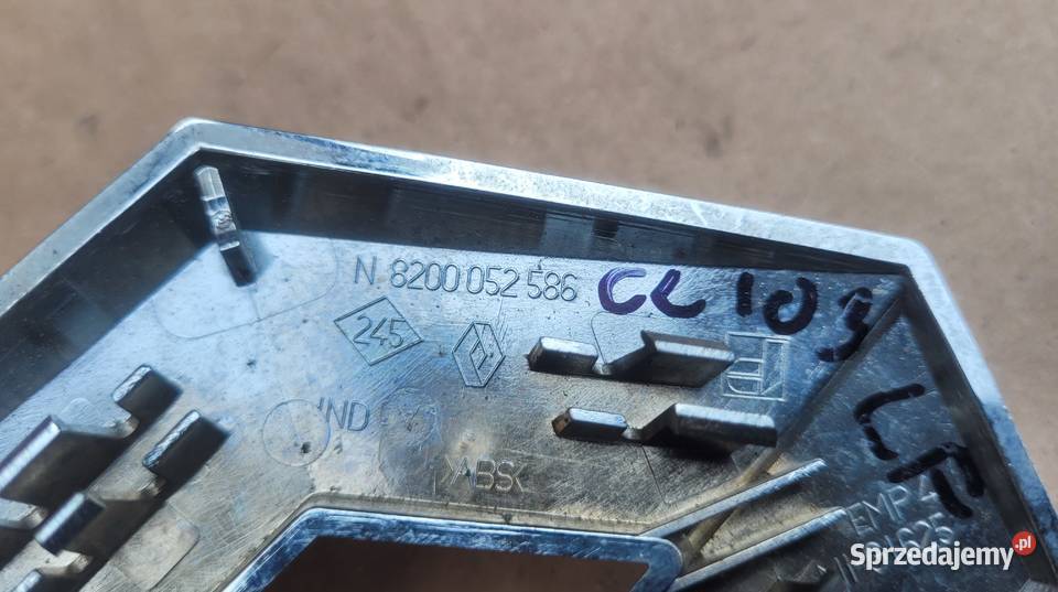 EMBLEMAT LOGO ZNACZEK PRZÓD RENAULT CLIO III Emblematy Ruda Śląska