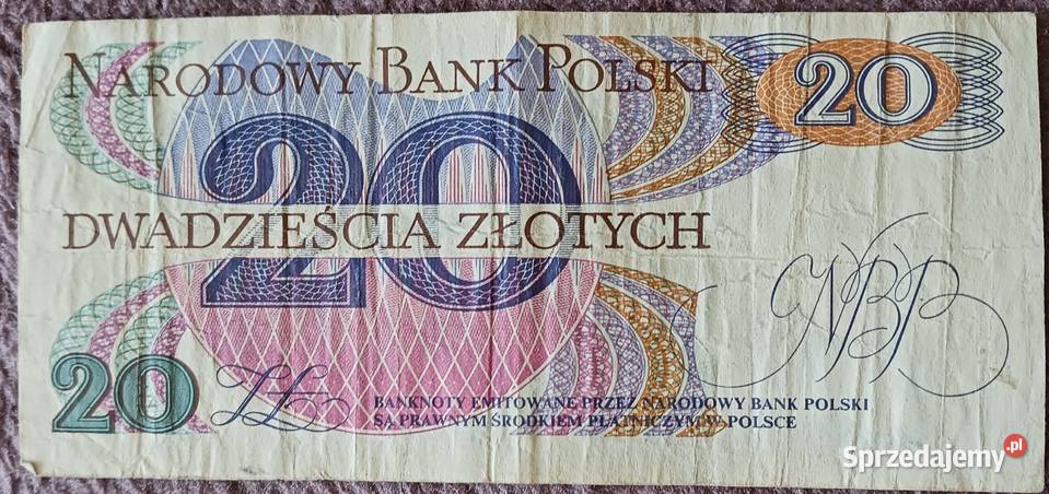 20 R Traugutt seria Y 1VI1982 r wielkopolskie Konin sprzedam