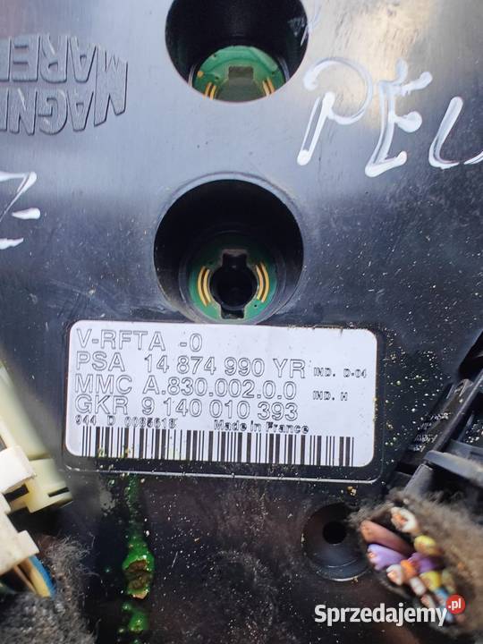 Panel sterowania nawiewem pegueot 807 osobowe Puławy