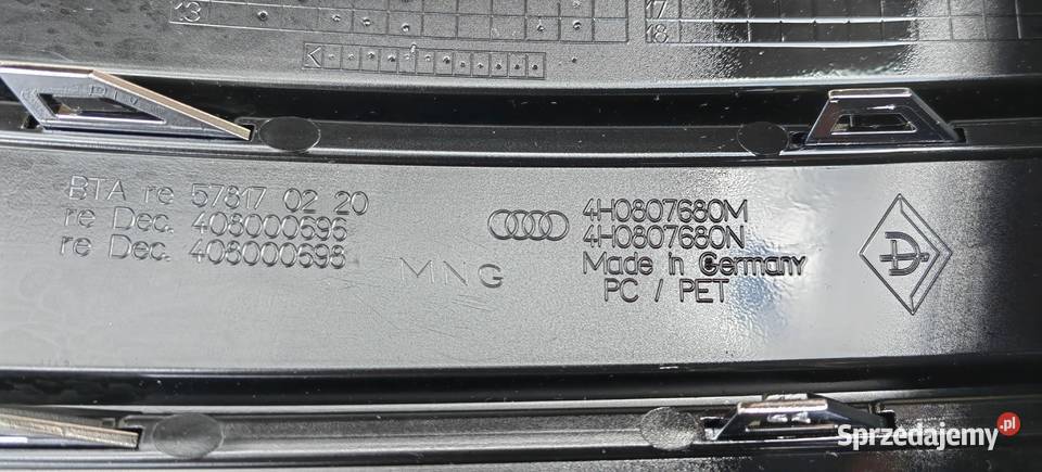 4H0807680M T94 Audi A8 kratka prawa czerń osobowe Rożnów