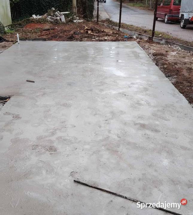 Wylewki betonowe garaże tarasy i altany mazowieckie Długa Kościelna