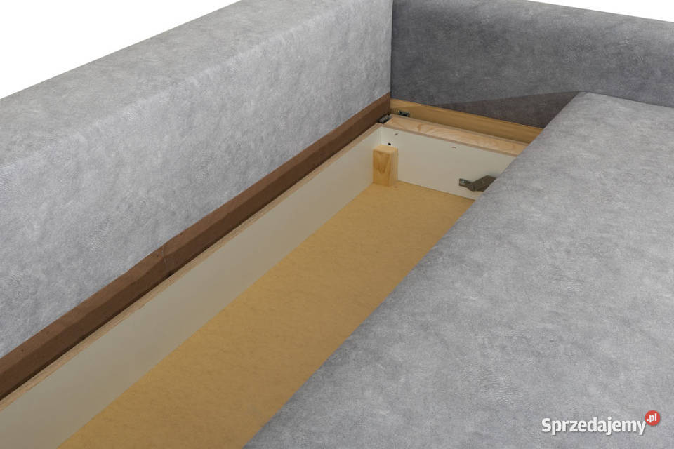 Kanapa Tapicerowana Jasnoszara Jadzia Sofy i kanapy Dębica