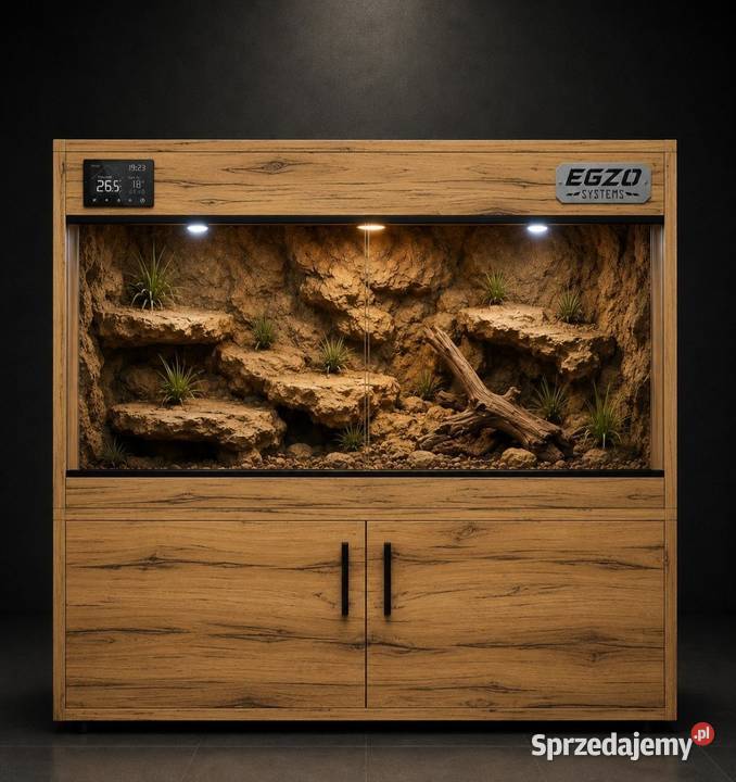 Terrarium agamy brodatej gekona lamparciego Częstochowa