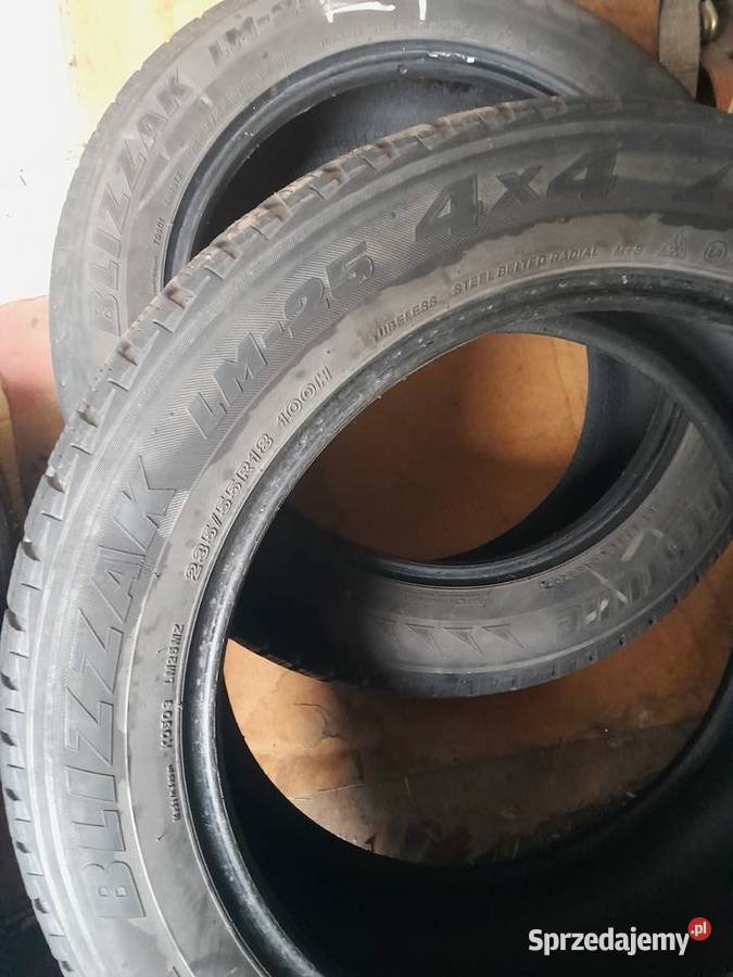 Opony zimowe bridgestone blizzak lm25 44 55 śląskie Ślemień