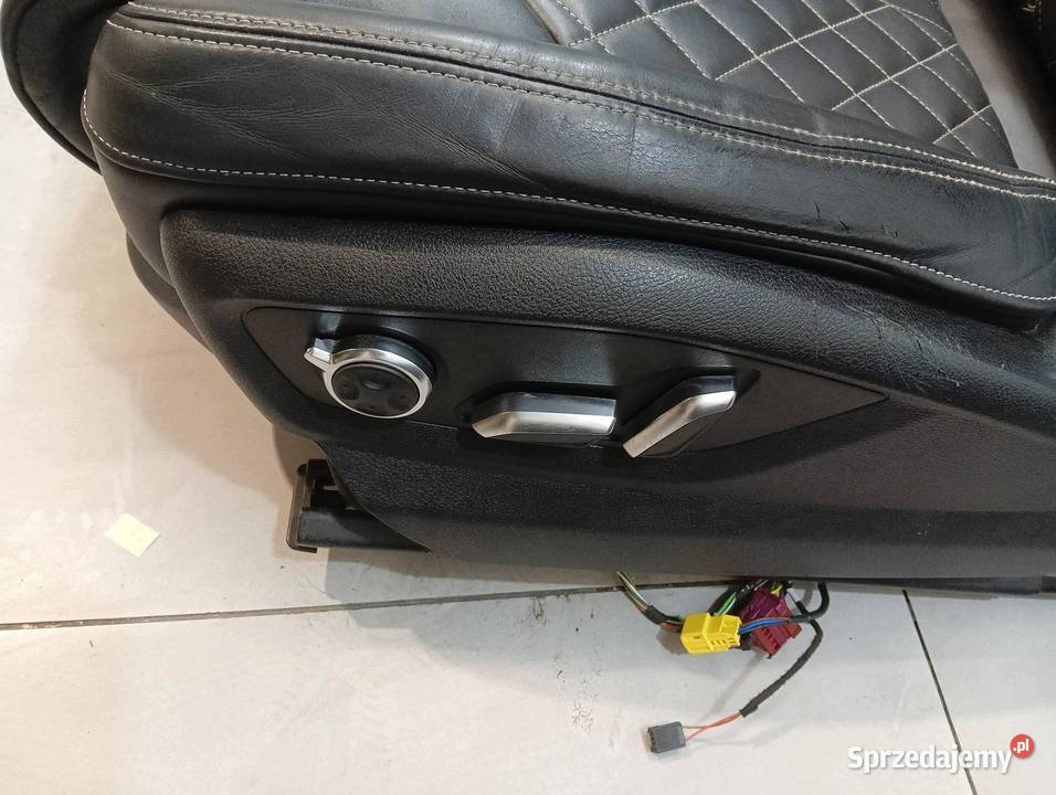 FOTELE PRZÓD II RZĄD SKÓRA ELEKTRYCZNE GRZANE Fotele i kanapy