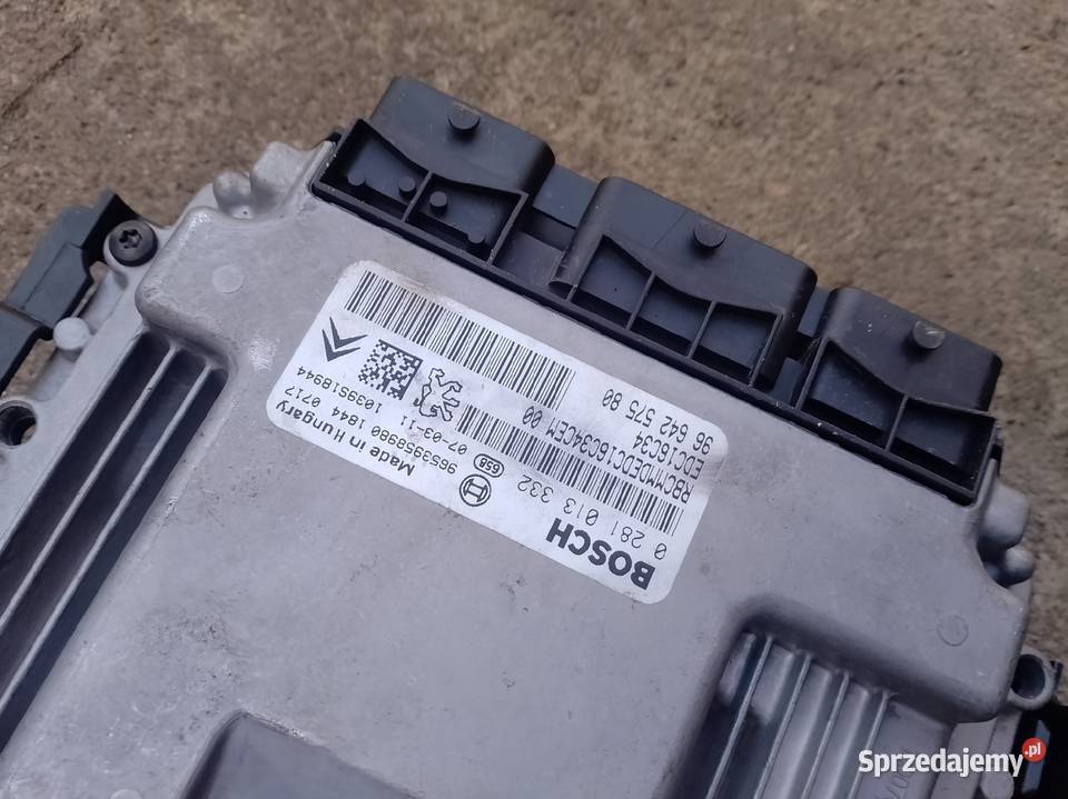 Sterownik silnika peugeot citroen Bosch 16 HDi Wyrzysk