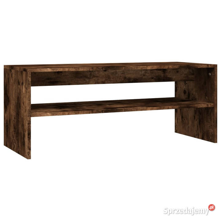 Stolik kawowy przydymiony dąb 100x40x40 WM815255 Warszawa