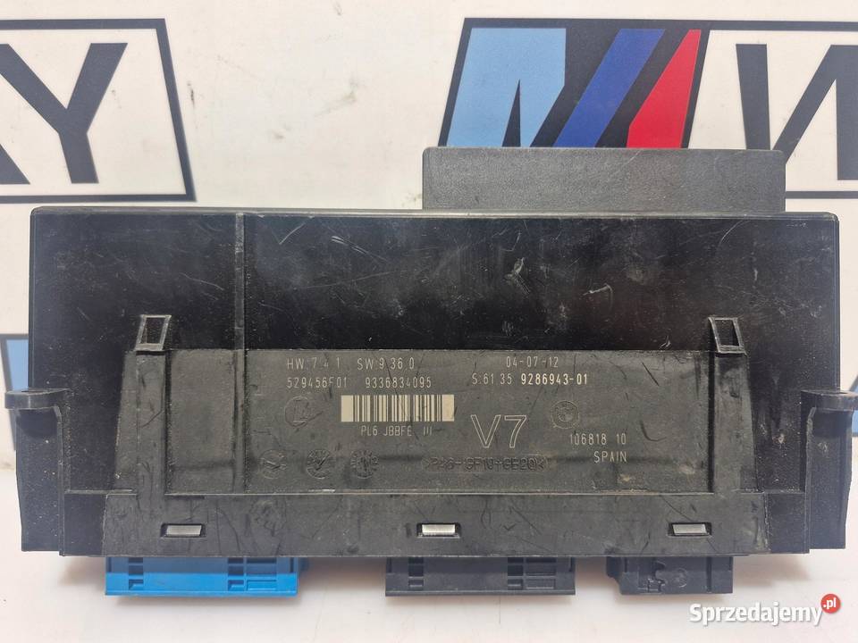 BMW F10 F11 MODUŁ STEROWNIK KOMFORTU 9286943 Komputery