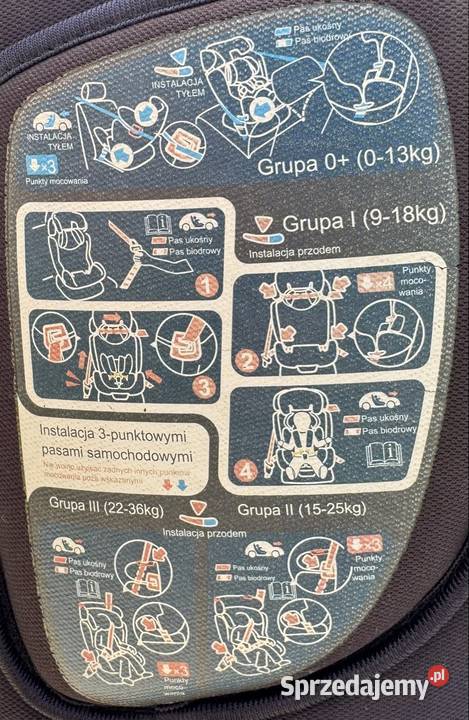 Fotelik samochodowy Caretero Galen Zabrze