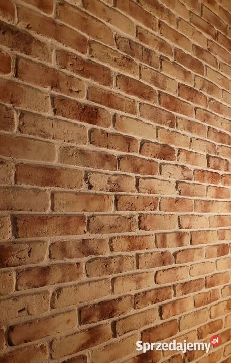 Lico ceglane ze starej cegły płytki ceglane Płytki ścienne warmińsko-mazurskie Dobre Miasto
