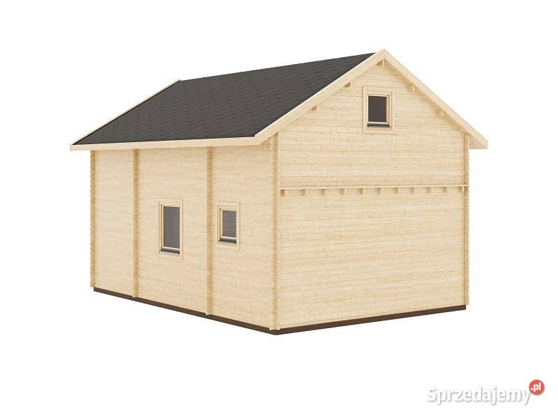 Domek drewniany Ela 5x7 35m z bala 44mm OBNIŻKA Parzymiechy